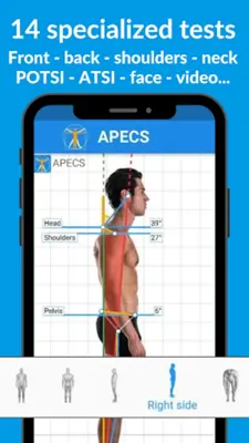 APECS Body Posture Evaluation android App screenshot 5